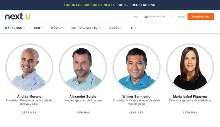 Next-U #Next_U: El sitio donde se pueden aprender carreras no tradicionales pero útiles!