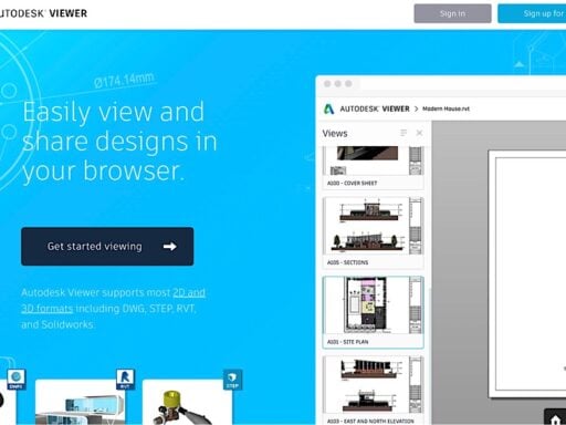 Interfaz de Autodesk Viewer