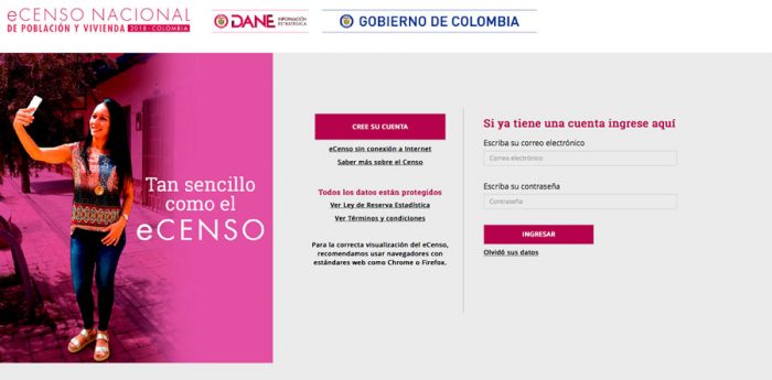 #eCenso: El Censo Eléctronico es una realidad para los Colombianos!