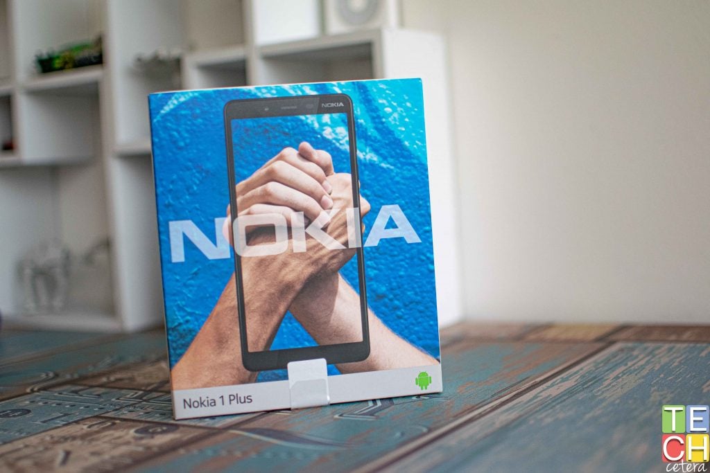 Empaque del Nokia 1 Plus