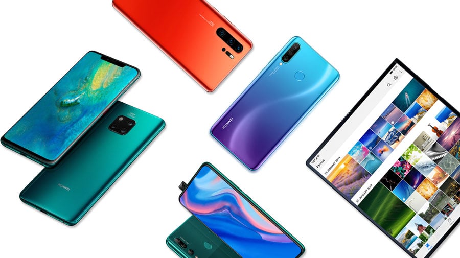 Smartphones Huawei del 2019