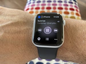 Apple Watch cancelando ruido