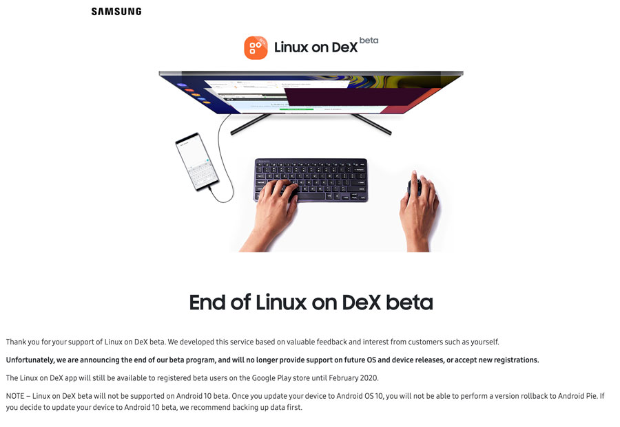 Llega el final del programa DEX en Linux