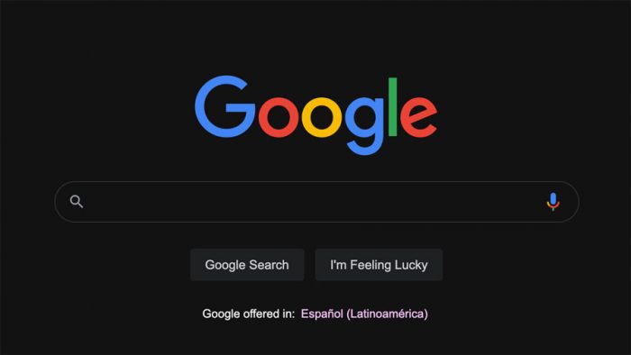 Google en modo oscuro El modo oscuro está llegando a Google!