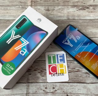 La caja del Y7a Huawei Y7a, lo necesario en un gama media!