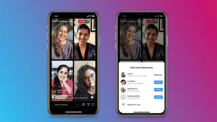 Instagram Live Rooms 3 invitados en un Live Room de Instagram… ¿Para cuándo?