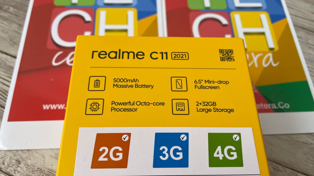 realme C11 con conectividad 2G, 3G y 4G
