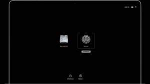 Acceder a la utilidad de discos en MacOS