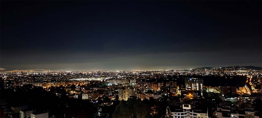 Foto panorámica de Bogota tomada con el Mix 4
