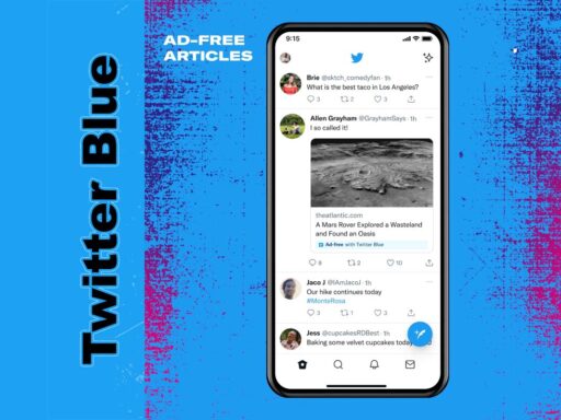 Twitter Blue sin anuncios