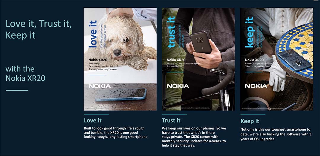 Las razones para amar, confiar y consevar el Nokia XR 20