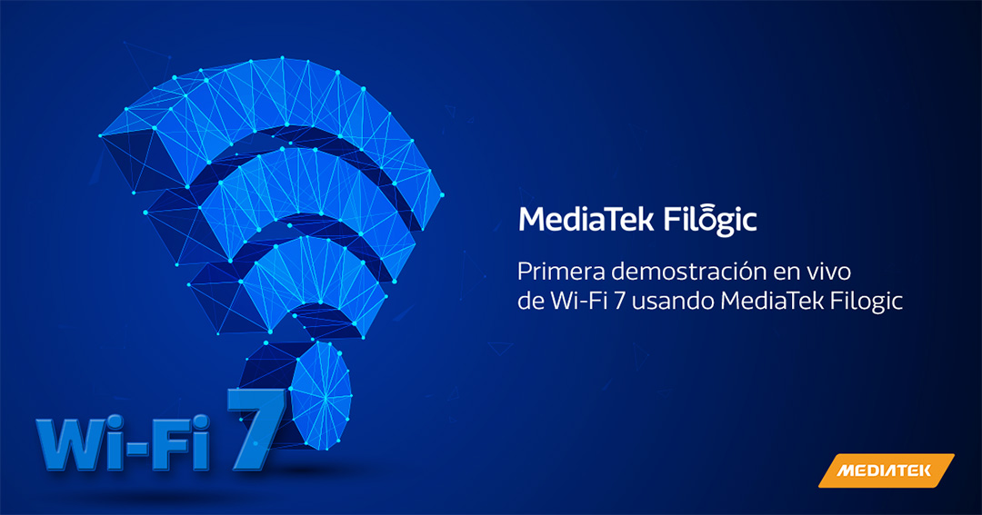 Filogic - primera demostración de Wifi 7 de MediaTek