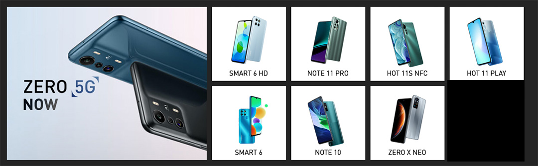 Algunos Smartphones de Infinix