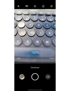 Desenfoque a nivel de fotos y videos en el realme 9