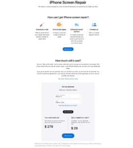 Costo de reparación de la pantalla del iPhone 13 Pro