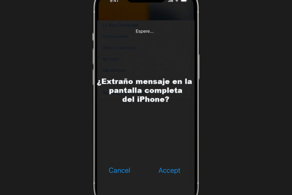 Flash SMS en iOS en pantalla completa