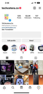 Adicionar música en Instagram paso 1