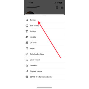 Bloquear cuentas en instagram - Paso 1