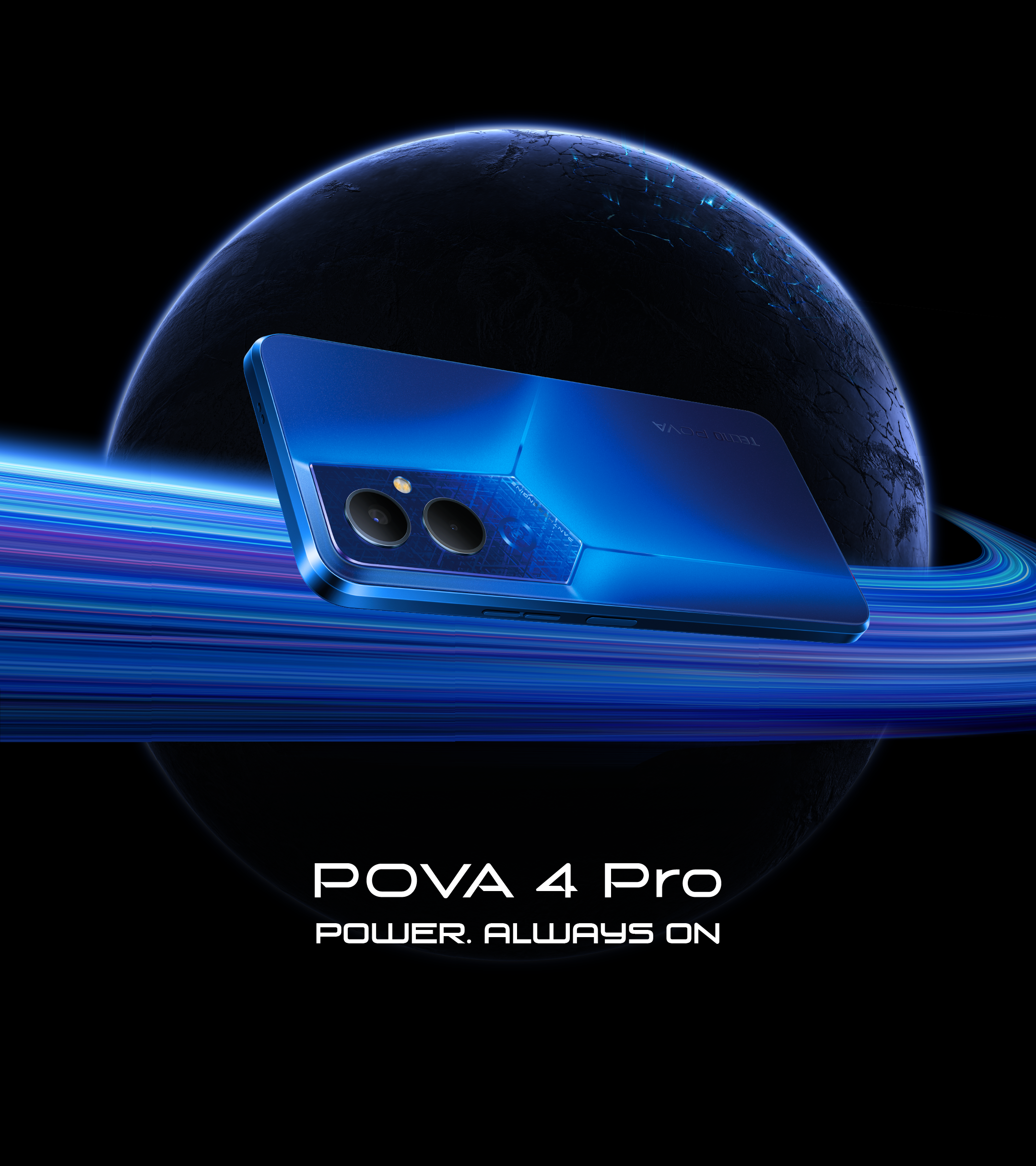El diseño del POVA 4 Pro