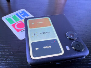 Algunas acciones que se pueden ejecutar en la pantalla externa del Find N2 Flip