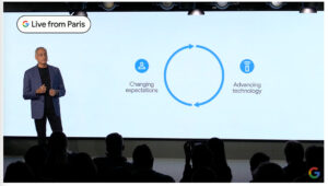 Google en vivo desde Paris hablando sobre los cambios a nivel de búsqueda