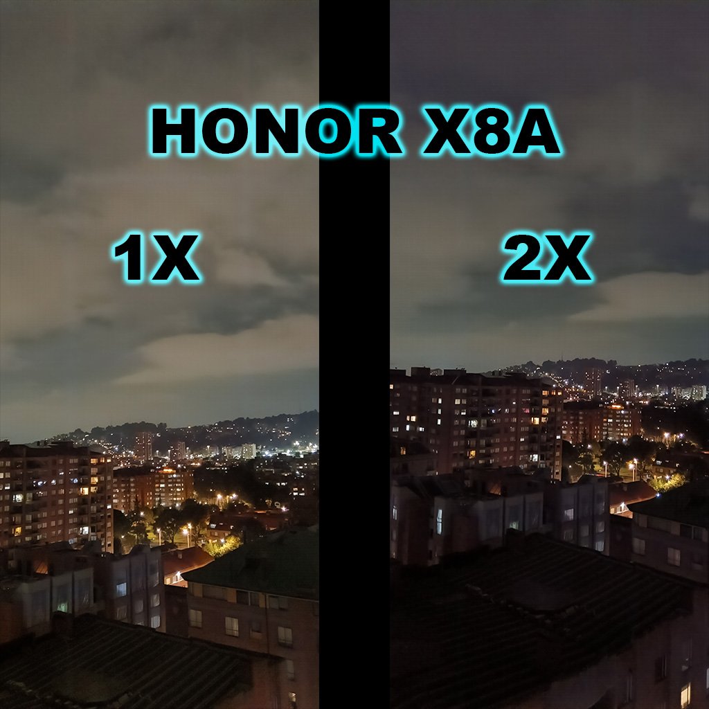 Fotos captadas con el HONOR X8a en modo noche