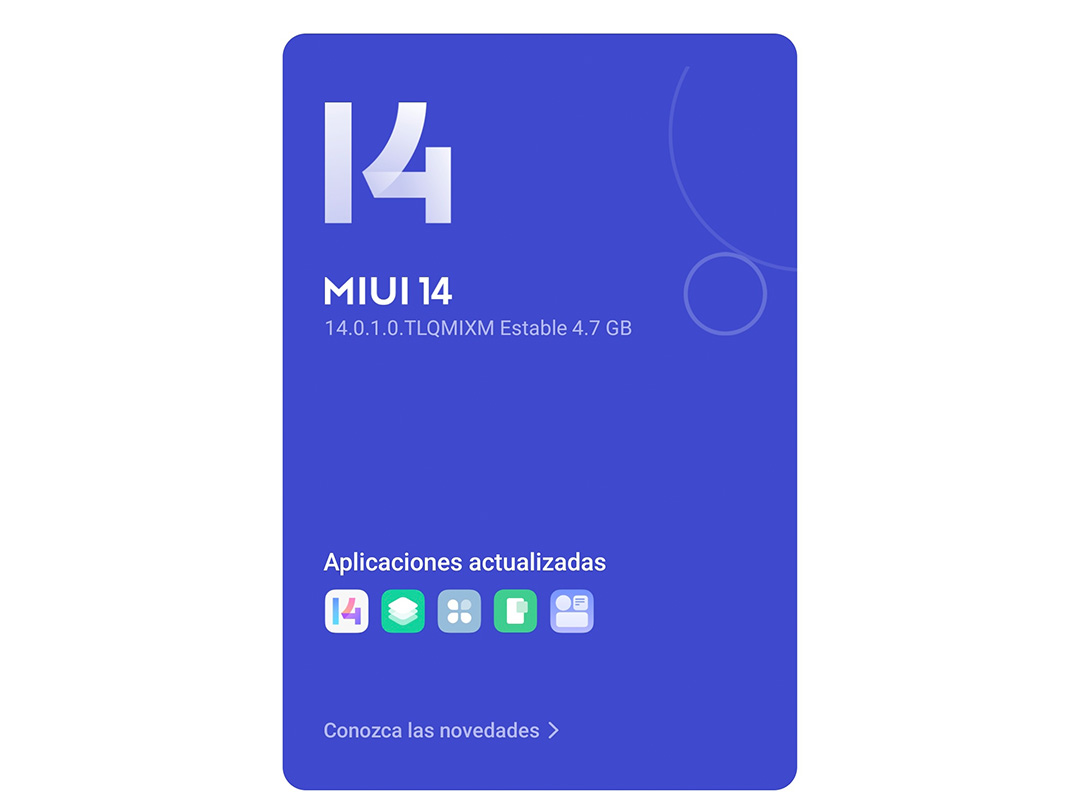 MiUI 14 sobre Android 13