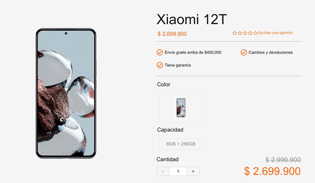 Una gran oferta para el Xiaomi 12T