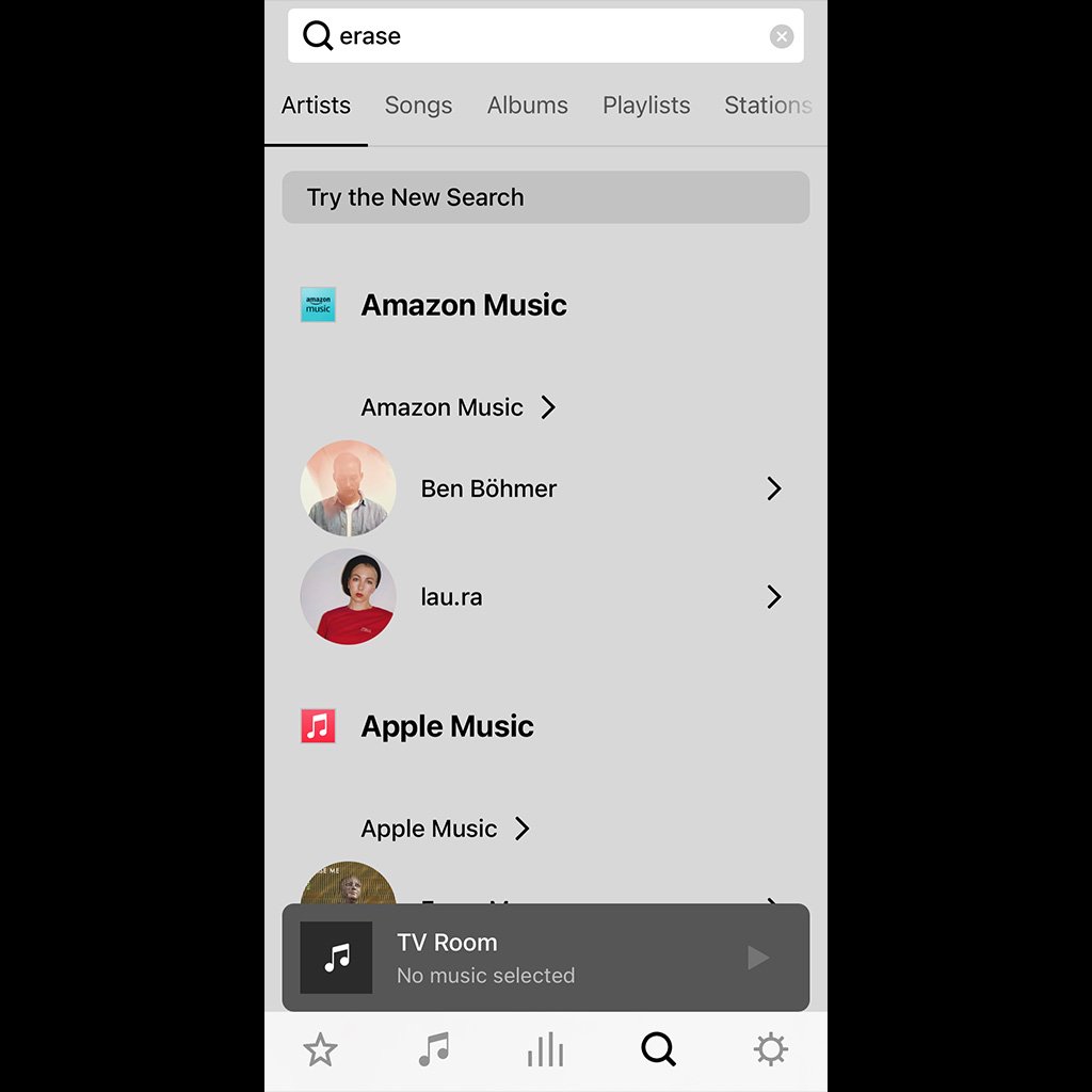 Búsqueda sobre eliminar algo en la app de Sonos