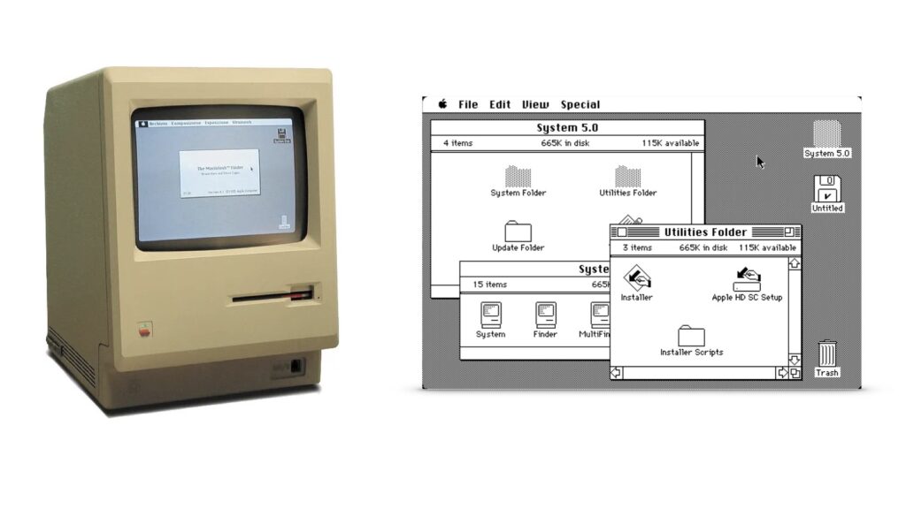 El Macintosh, 1984. Y su revolucionaria interfaz gráfica de usuario