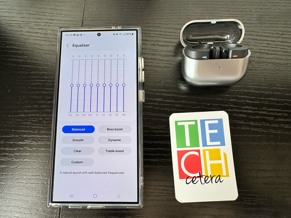 Ecualizador de los Galaxy Buds 3