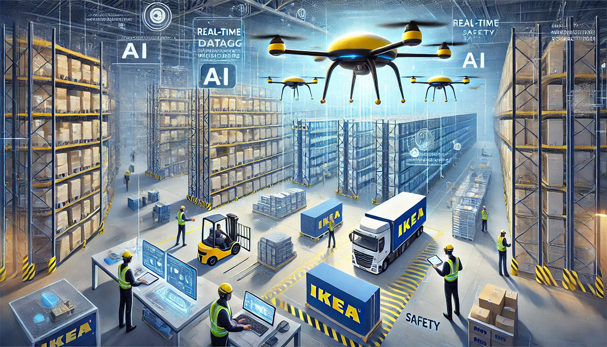 Ikea, un lugar donde IA Drones y personas trabajan juntos