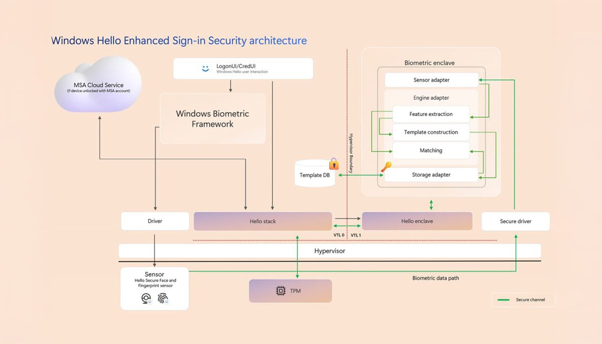 Arquitectura de seguridad de Recall