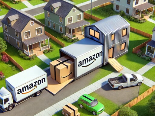 Amazon entrega casa en la puerta de su hogar