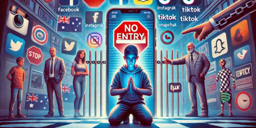 No al uso de las redes sociales para menores