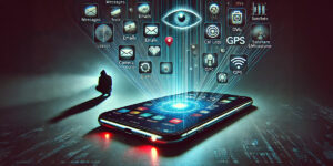 Ilustración de lo que podría llegar a hacer pegasus en un smartphone