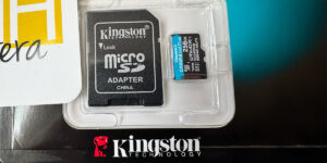 Kingston Canvas Go! Plus con su adaptador a SD