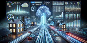 Ilustración de IA acerca del throughput