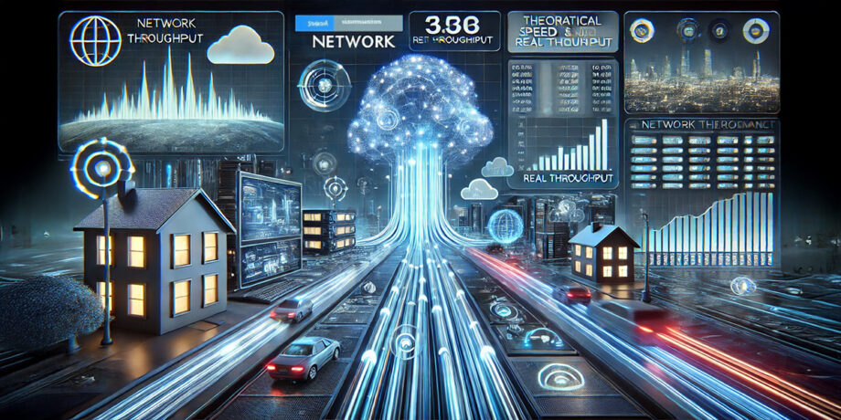 Ilustración de IA acerca del throughput