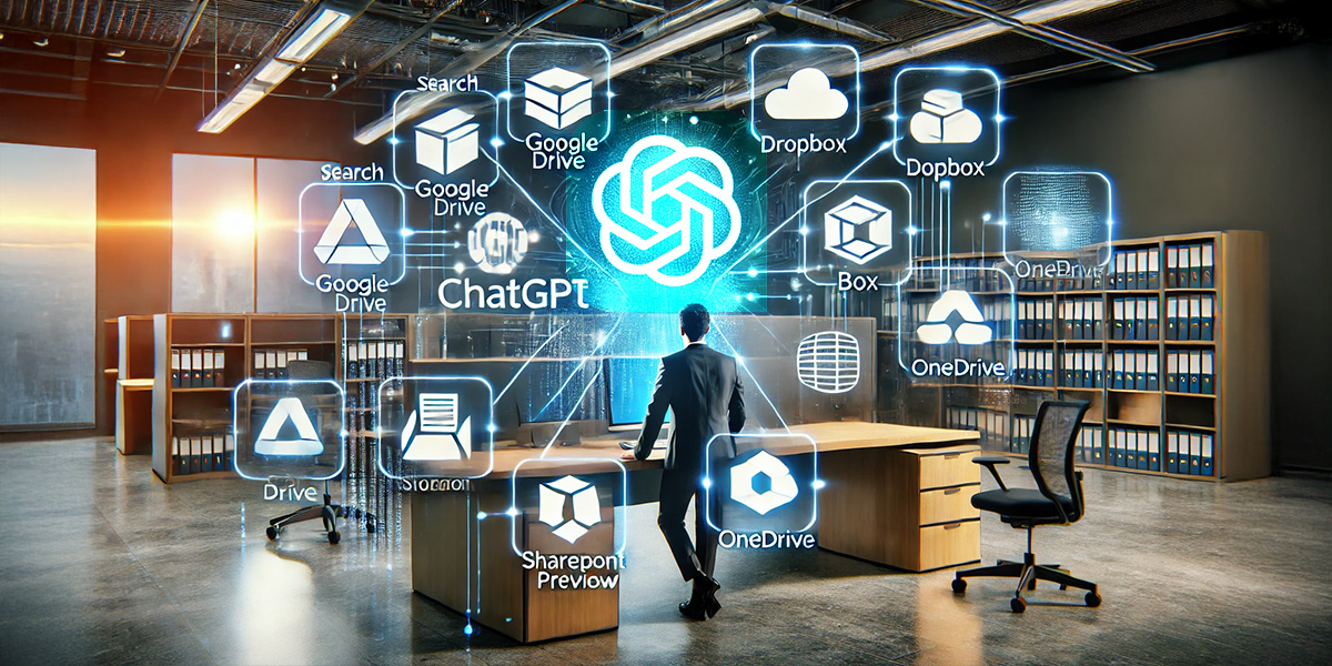 Ilustración de lo que serían los conectores de ChatGPT