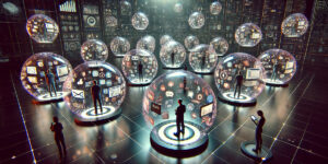 Ilustración del concepto de las cámaras de eco