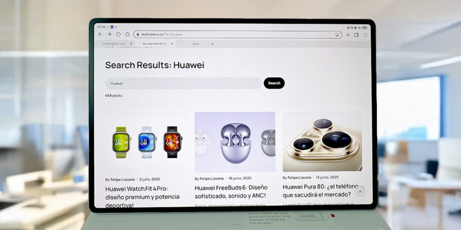 Detalle de la pantalla MatePad Pro 12.2