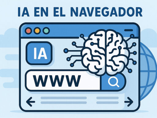 Ilustración de IA en el navegador
