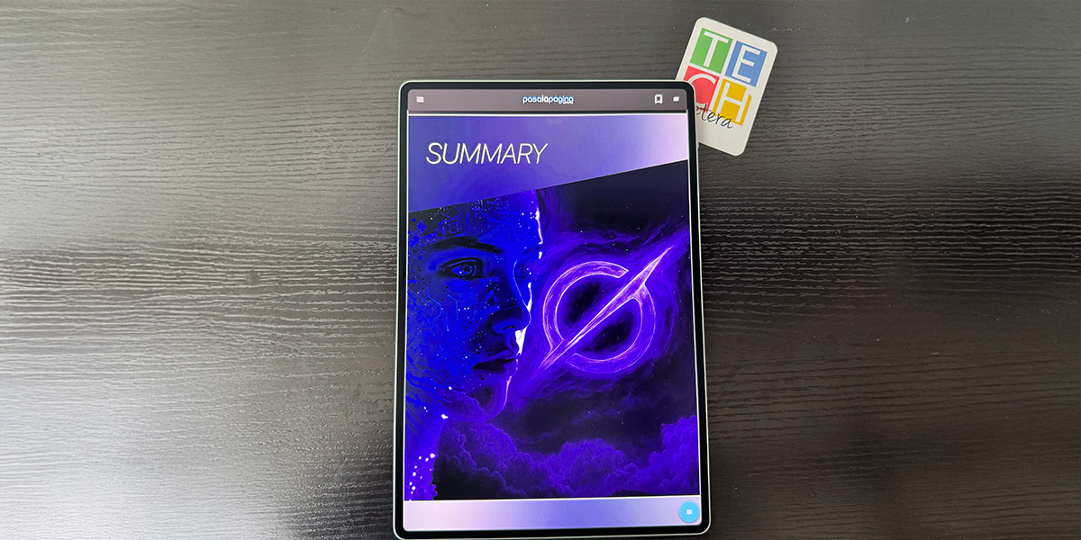 La pantalla de esta tableta es ideal para cnsumir contenidos