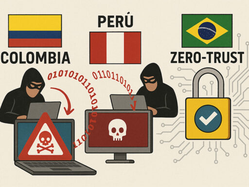 Ataques de ransomware en Colombia, Perú y Brasil
