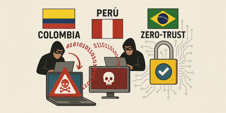 Ataques de ransomware en Colombia, Perú y Brasil