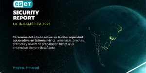 Imagen del reporte de amenazas Eset Security Report 2025