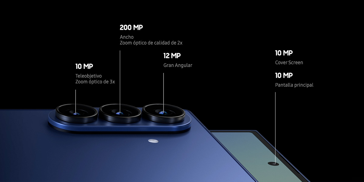 Las cámaras del Galaxy Z Fold 7