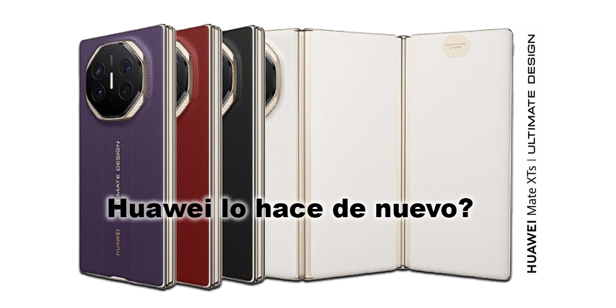 Varios colores del Huawei Mate XTs