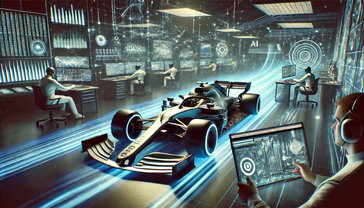 Ilustración de un Carro de F1